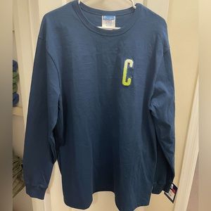 Champion NWT Long Sleeve C Patch Shirt